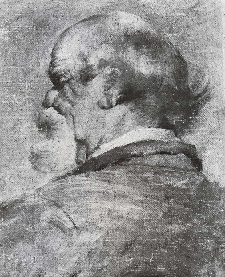Head of an old man